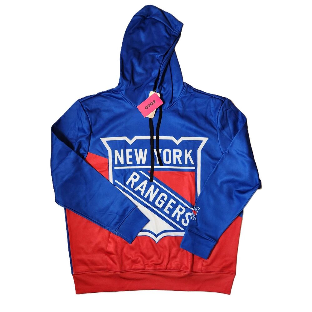 FOCO NHL Rangers Pullover Hoodie Men’s XL